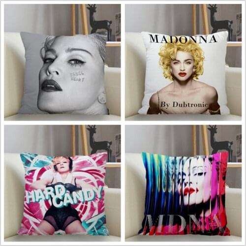 Musife New Custom Madonna Pillowcase Sofa Decorative Cushion Cover Pillowcase Home Decor Drop Shipping Wholesale
