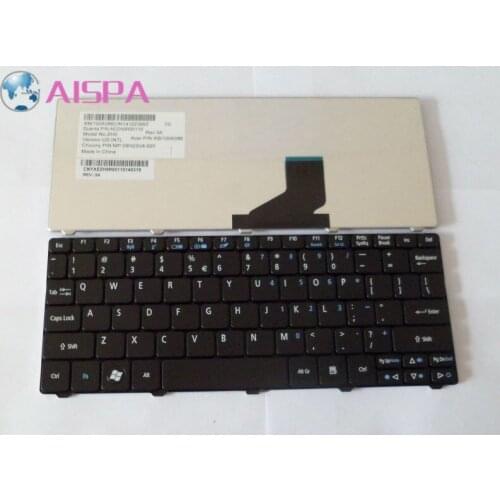 Original Genuine US Layout Keyboard Replacement for Acer Aspire One D255 D255E AOD255E D257 D-257 AOD257 Black