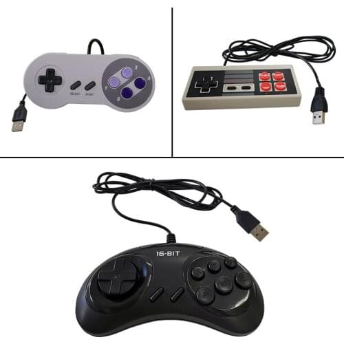 USB Plug NES wired handle controller PC/USB/nes computer game handle Retro handle USB SNES Controller SEGA USB
