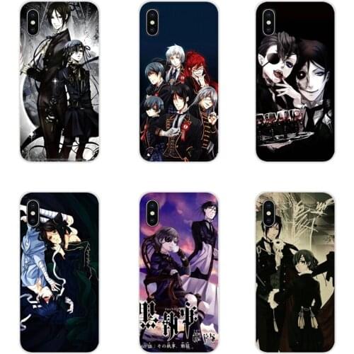 Black Butler Kuroshitsuji For Samsung Galaxy J1 J2 J3 J4 J5 J6 J7 J8 Plus 2018 Prime 2015 2016 2017 TPU Transparent Cases Covers