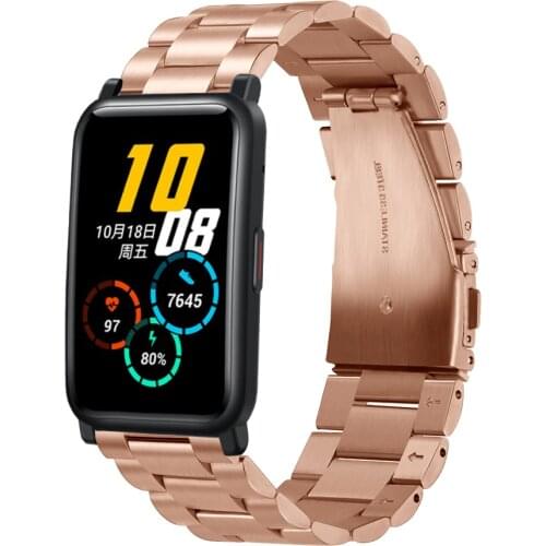 Stainless Steel Strap for Honor Watch ES Smart Watch Band Metal Replacement Bracelet Strap for Huawei Honor ES Wristband Correa