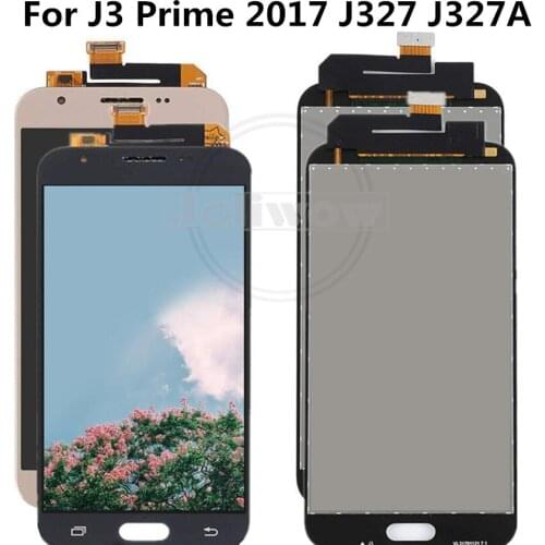 TFT LCD FOR J3 Emerge LCD For Samsung J3 Prime 2017 J327 J327A J327P J327T1 J327V LCD Digitizer Touch Screen Assembly