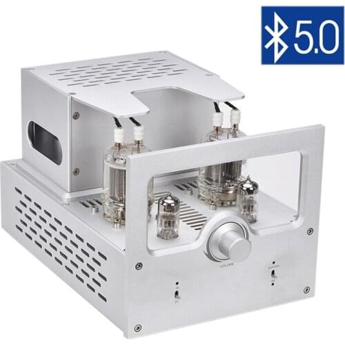 40WX2 Amplificador FU29 Push-Pull Tube Power Speaker Amplifier With Bluebooth 5.0 Audio Receiver 6N2 Home Theater Stereo Amp