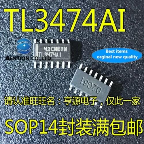 10Pcs TL3474AIDR TL3474AI SOP14 in stock 100% new and original
