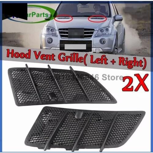1648804305 1648804405 2pcs Front Hood Vent Grille Left+right For Mercedes W164 ML GL350 2008-2011 1648804305 164 880 440