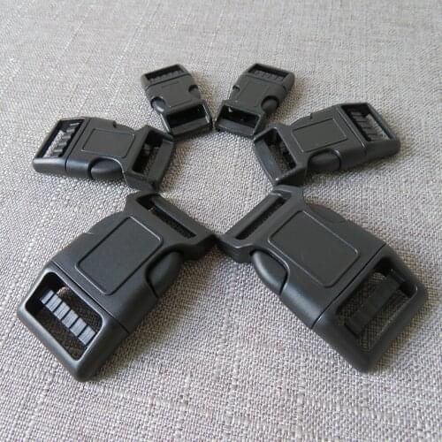 20pcs/pack Plastic side release buckle for bag dog collar paracord bracelet bag backpack strap webbing 15mm 20mm 25mm accessory