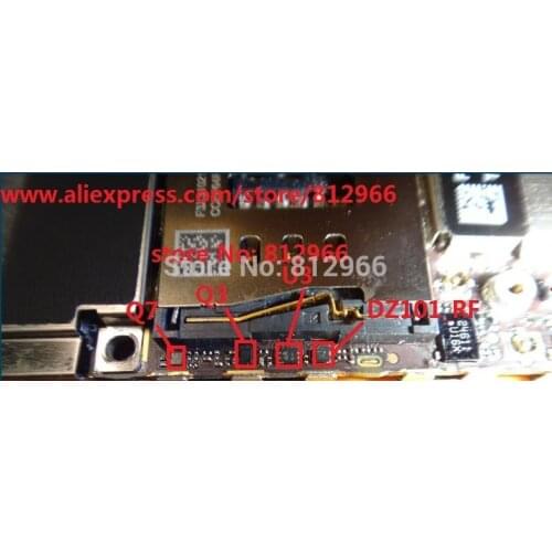 30sets/lot=90PCS, For iPhone 5 5G Q3 U3 Home Button Power Hold Key Control DZ101-RF DZ101_RF IC chip on motherboard fix part