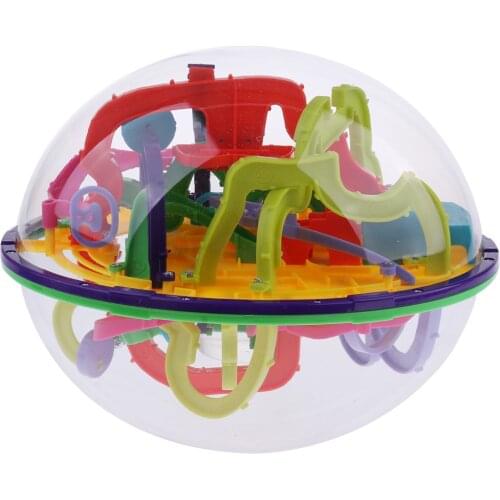 3D Labyrinth Ball Balance Puzzle Educational Toy Child - 299 Barrier