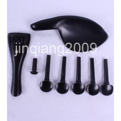 5 string Violin Part Chin rest Pegs tailpiece Mosaic 12
