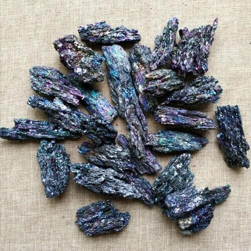 50g natural colorful ore original ore specimen carbide ornaments peacock color colorful natural stones and minerals