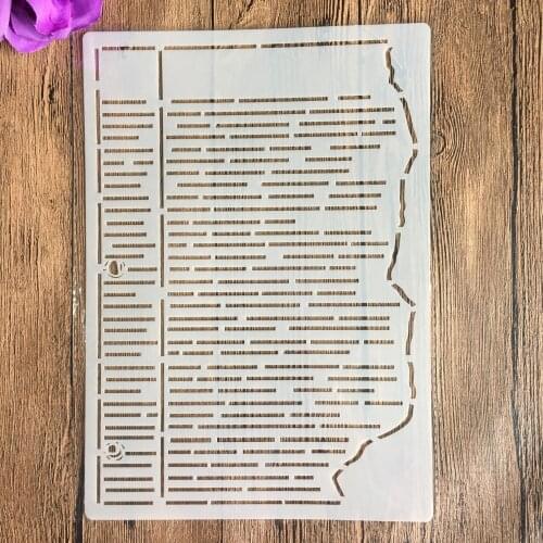 A4 29 *21cm sign letter DIY Stencils Wall Painting Scrapbook Coloring Embossing Album Decorative Paper Card Template, arts