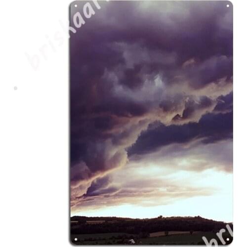 Large Vertical Storm Beings Metal Signs Wall pub pub Garage Mural Painting Funny Tin sign Posters