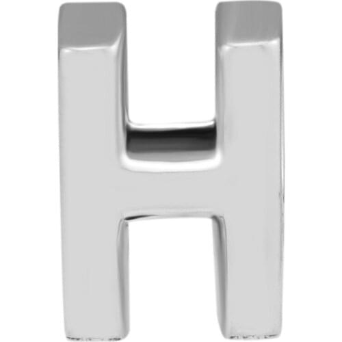 Authentic 925 Sterling Silver Letter H Alphabet Beads for Jewelry Making Silver Charm Fits Pandora Bracelet Women Gift kralen
