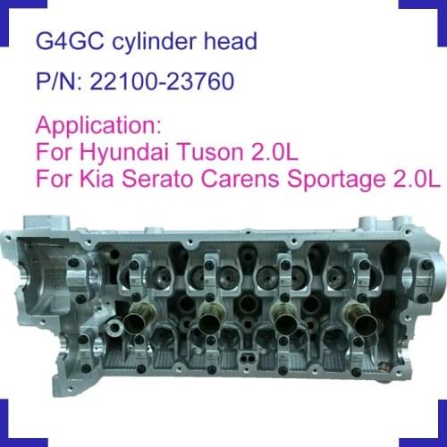 For Hyundai Tuson Kia Serato Carens Sportage 2.0 1975cc G4GC gasoline petrol Engine bare cylinder head 22100-23760 22100 23760