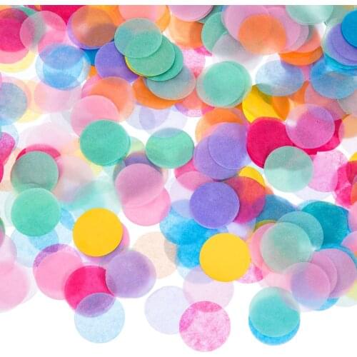 2.5cm Confetti Rose Gold Mxed Round Tissue Paper Confetti Balloon Table Confetti Wedding Mariage Anniversaire Decoration Supply