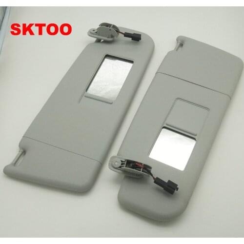 SKTOO sun visor With a makeup mirror sun visor for Volkswagen bora Golf 4 Passat B5 sun visor with makeup mirror 3B0 857 551