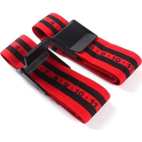 Red Occlusion Bands Fitness Gym BFR Bands Blood Flow Restriction Occlusion BFR Tourniquet Training Biceps Bands