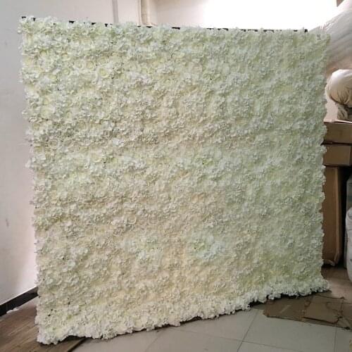 Fashion Wedding Flower Wall with Stand Black Iron Folded Pipe Frame For Party Decoration Supplies