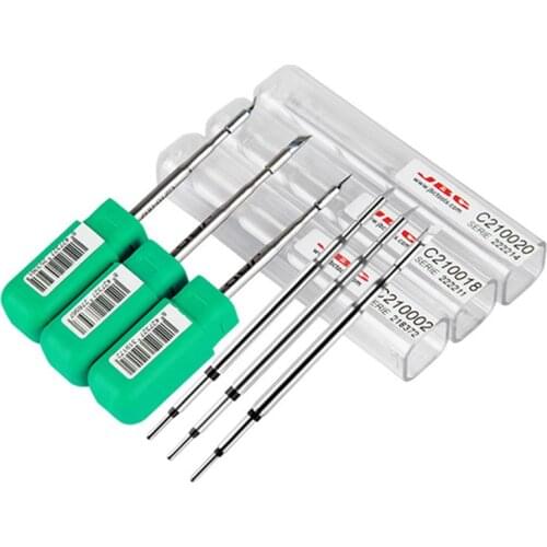 Original JBC Soldering Iron Tips C210-020 C210-018 C210-002 Tips for JBC T210-A Soldering Handle and CD-2SE Soldering Station