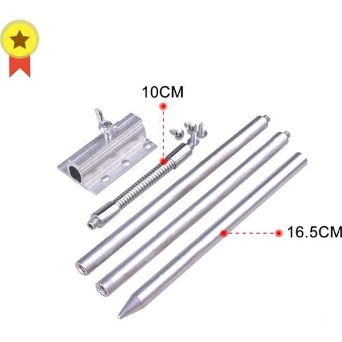 Professional Foldable Camera Tripod Holder Stand 1/4" Screw 360 Degree Fluid Head Tripod Stabilizer Aluminum with Phone Holder