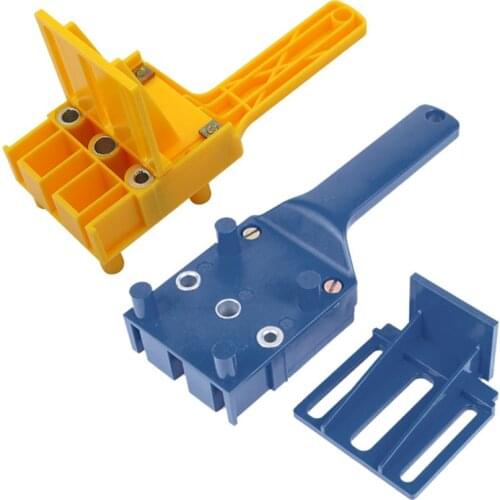 Handheld Woodworking Doweling Jig Drill Guide Wood Dowel Drilling Hole Saw Bits 896B