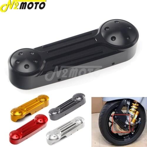 Silver/Gold/Black/Red/Gray CNC Aluminum Motorcycle Front Suspension Cover For Vespa GTS SPRINT PRIMAVERA LX 150 250 300 2017-20