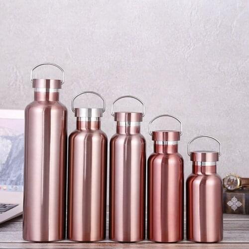350/500/600/750/1000ml Double Wall Stainless Steel Thermos Cup Portable Outdoor Sport Chilly Bottle Fashion Vacuum Flask