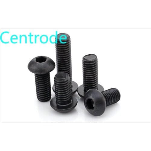 Iso7380 grade 10.9 Half round head hexagon socket screw Pan head hexagon socket screw m5-m12 25PCS