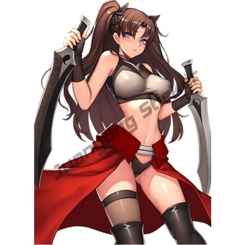 Japanese Anime Grayfia Lucifuge Hot Sexy Girls Car Stickers Racing Window Vinyl Decal Rear Windshield SUV Fine Exterior KK13x9cm