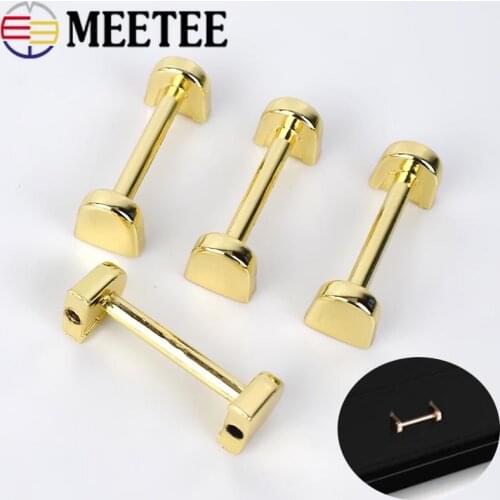 10/20pcs Fashion Bag Metal Arch Bridge with Screw for Handbag Handles Metal Buckles Bag Strap Hanger Bags Purse Belt Connector