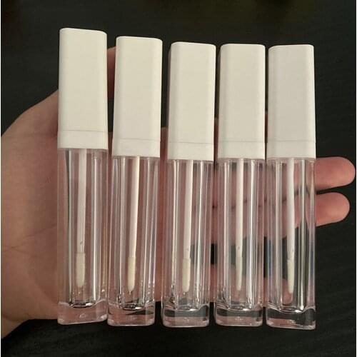 10/30pcs 6.5ml Empty Lip Gloss Tubes with Wand, Lip Gloss Containers Refillable Lip Gloss Bottles Clear Lip Balm Containers