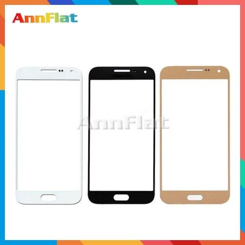 10pcs/lot High Quality 5.0" For Samsung Galaxy E5 E500 E500F E5000 Replacement Touch Panel Glass Front Glass Lens