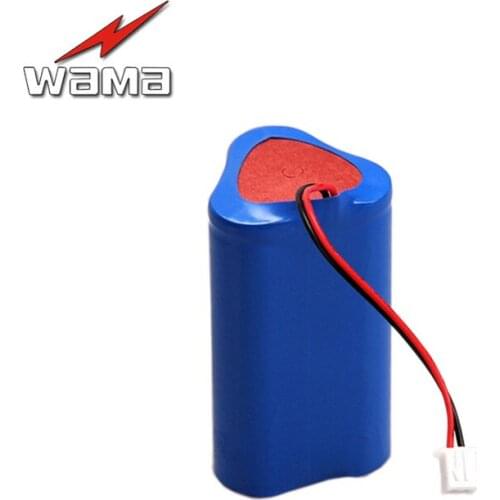 1x Wama 6600mAh 18650 3.7V Li-ion Lithium Batteries Rechargeable Battery Packs for Fishing Lamp LED Flashlight 3pcs in Parallel