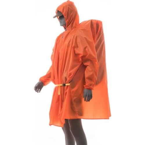 3F UL GEAR Single Person Ultralight Hiking Cycling Raincoat 15D Silicone 210T Taffeta Outdoor Awning Camping Tarp Sun Shelter