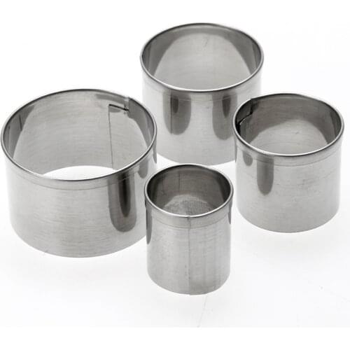 4Pcs/set Round Dumplings Wrappers Molds Dough Cutter Dumplings Maker Tools Round Cookie Pastry Wrapper Cutting Tool