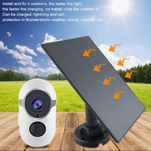 6000mAh Battery Operated Security Camera Outdoor Indoor AP Mode WiFi HotSport WiFi CCTV Security Cloud IR Camera 1080P