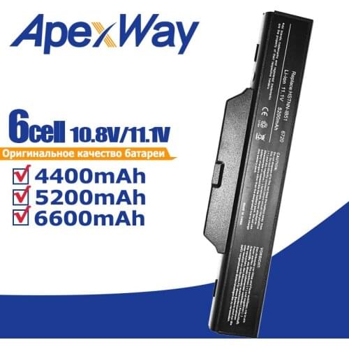 Apexway Laptop Battery for HP COMPAQ 510 550 610 615 6720s 6730s 6735s 6820s 6830s HSTNN-IB51/LB51/IB62/OB62