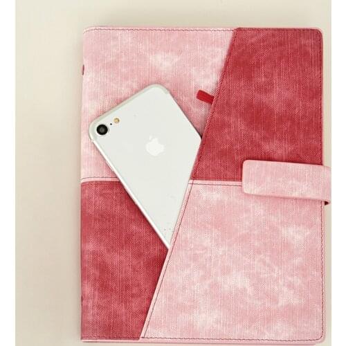 Logo Customized A5 Notebook Commercial Loose Leaf Writing Pads Spiral Binder Planner Office Stationery Supply