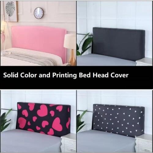 Nordic Modern Bed Headboard Cover High Elastic All-inclusive Bed Head Cover Soft Dust Cover 180x65cm