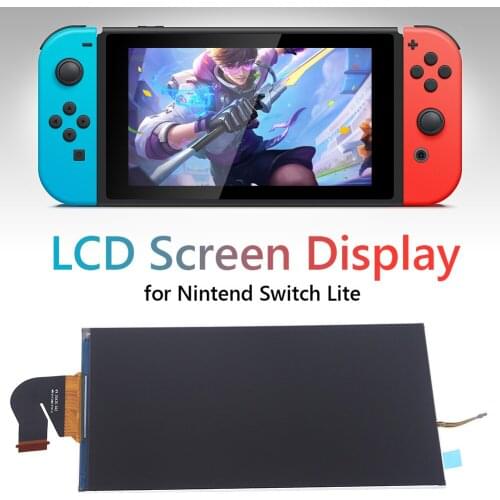Black 13*7.5cm Game Handheld Player Original LCD Screen Display Digitizer Replacement Components for Nintend Switch Lite