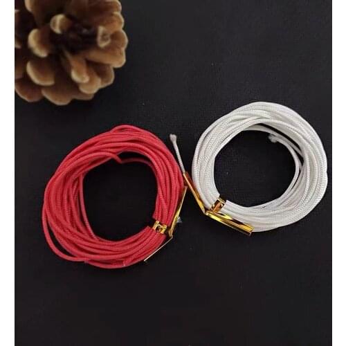 JINHONGKANG 16 strands 1.4mm Slow Assist Line Wrap Core Fishing Hook Line For Sea Assist Hook Jigging Binding lines 20m/lot