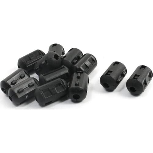 CNIM Hot 6mm Power Cable Cylindrical EMI Suppressor Ferrite Core Filter 12 Pcs