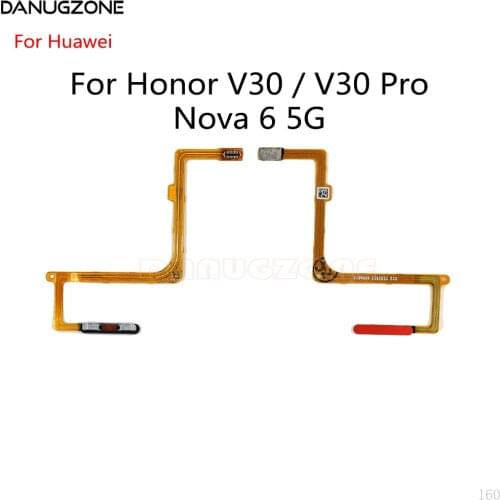 FingerPrint Sensor Button Touch ID Scanner Key Flex Cable For Huawei Honor V30 / V30 PRO / Nova 6 5G