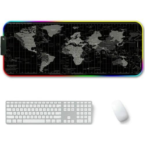 RGB Large Mouse Pad Gaming Mouse Pad Gamer Led Computer Mousepad Big Mouse Mat with Backlight Carpet For keyboard Desk Mat Mouse