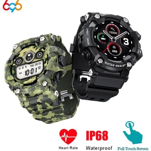 696 TRDT6 Smart Watch Waterproof IP67 Long Standby Smart Wristwatch Heart Rate Blood Pressure Outdoor Men Sports Smartwatch