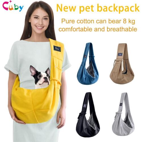Pet puppy dog carrier purse pet carriers backpack Hand Free Sling for Cats Dogs Bunny Breathable cotton pet carrier bag large