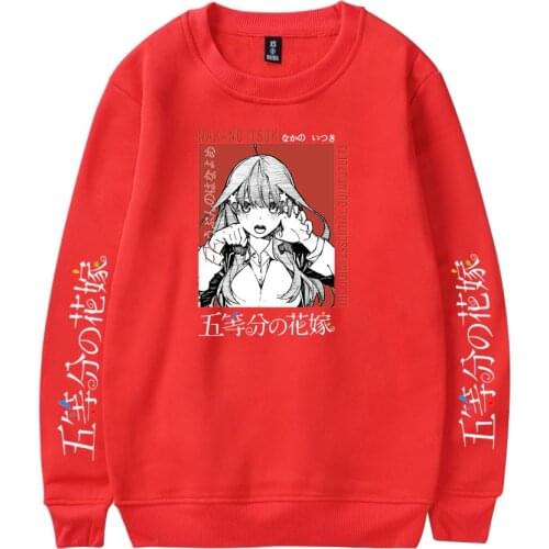 2021 The Quintessential Quintuplets Hoodies Sweatshirts Graphic Printed Sweatshirt Men/Women Autumn Casual Tracksuit Clothes