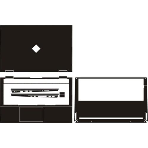 Carbon fiber Vinyl Laptop Sticker Skin Cover for HP OMEN 15-ek0011nw ek0002nw ek0277ng ek0023nw ek0247ng ek0010ns ek0000 15.6"