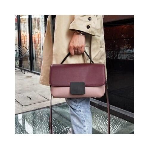 Vintage Fashion Genuine Leather Bags Women Real Leather Handbag Shoulder Bags Elegant Women Crossbody Messenger Bags Bolsa