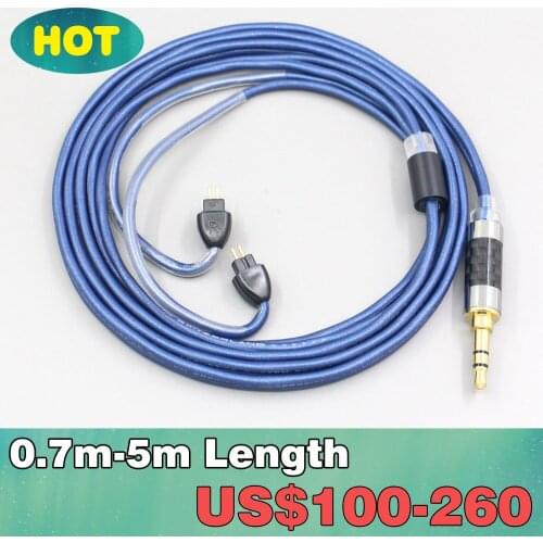 High Definition 99% Pure Silver Earphone Cable For HiFiMan RE2000 Topology Diaphragm Dynamic Driver LN007657
